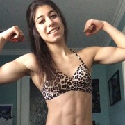 Teen muscle girl Fitness girl Brianna